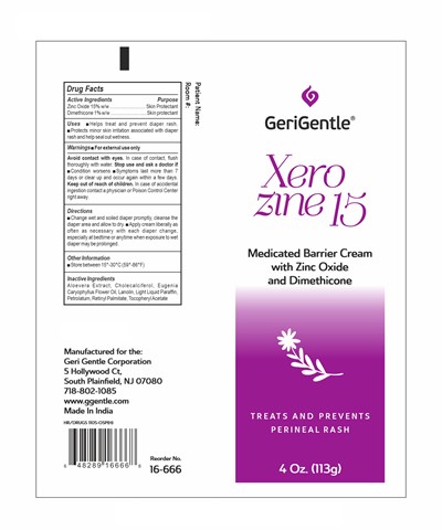 Principal Display And Drug Fact Panel (Gg Xerozine 15 Medicated Barrier Cream)